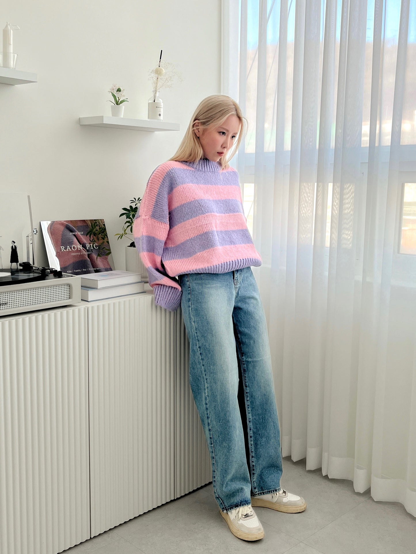 Daily必備!!經典洗水直筒隨性牛仔褲