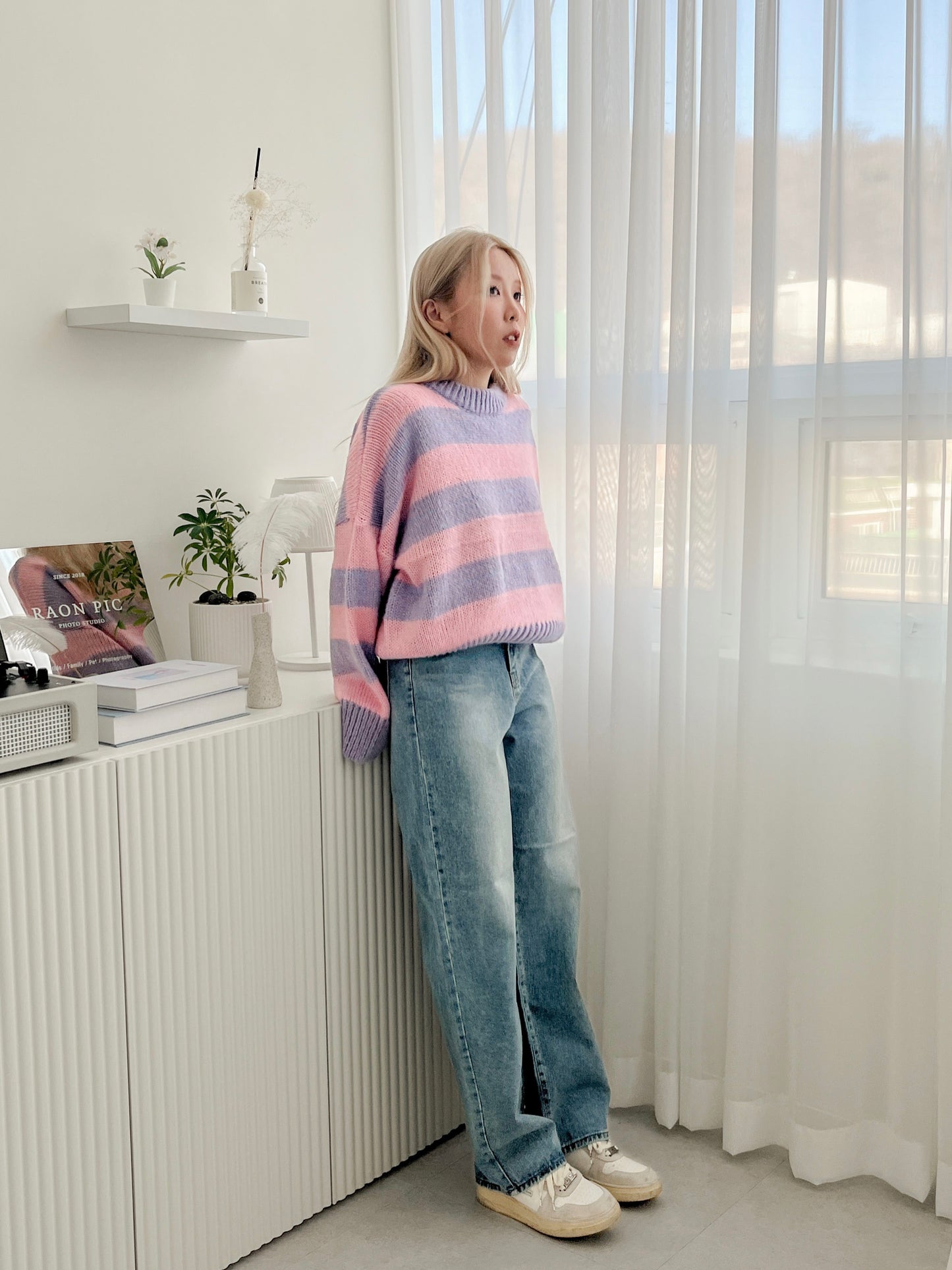 Daily必備!!經典洗水直筒隨性牛仔褲