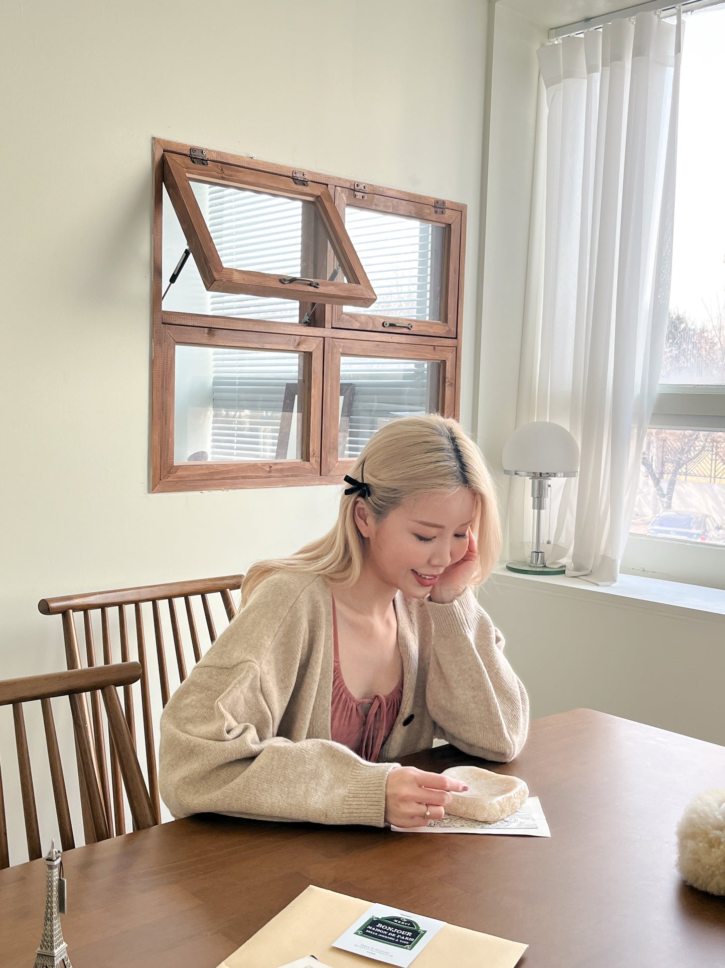 春季必入百撘針織單鈕小外套