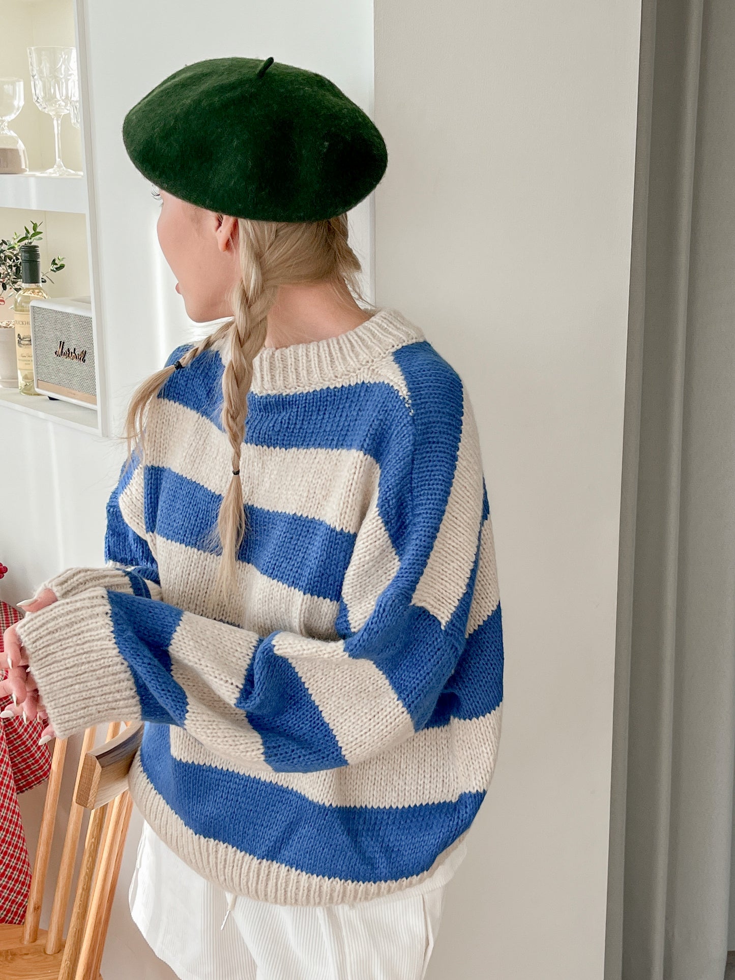 秋冬經典絨面貝蕾帽