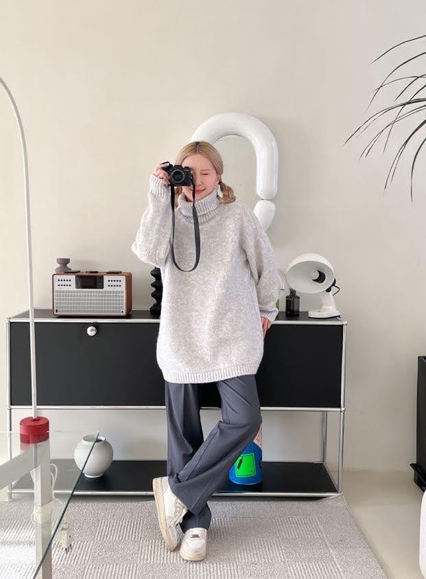 樽領綿綿寬鬆毛衣