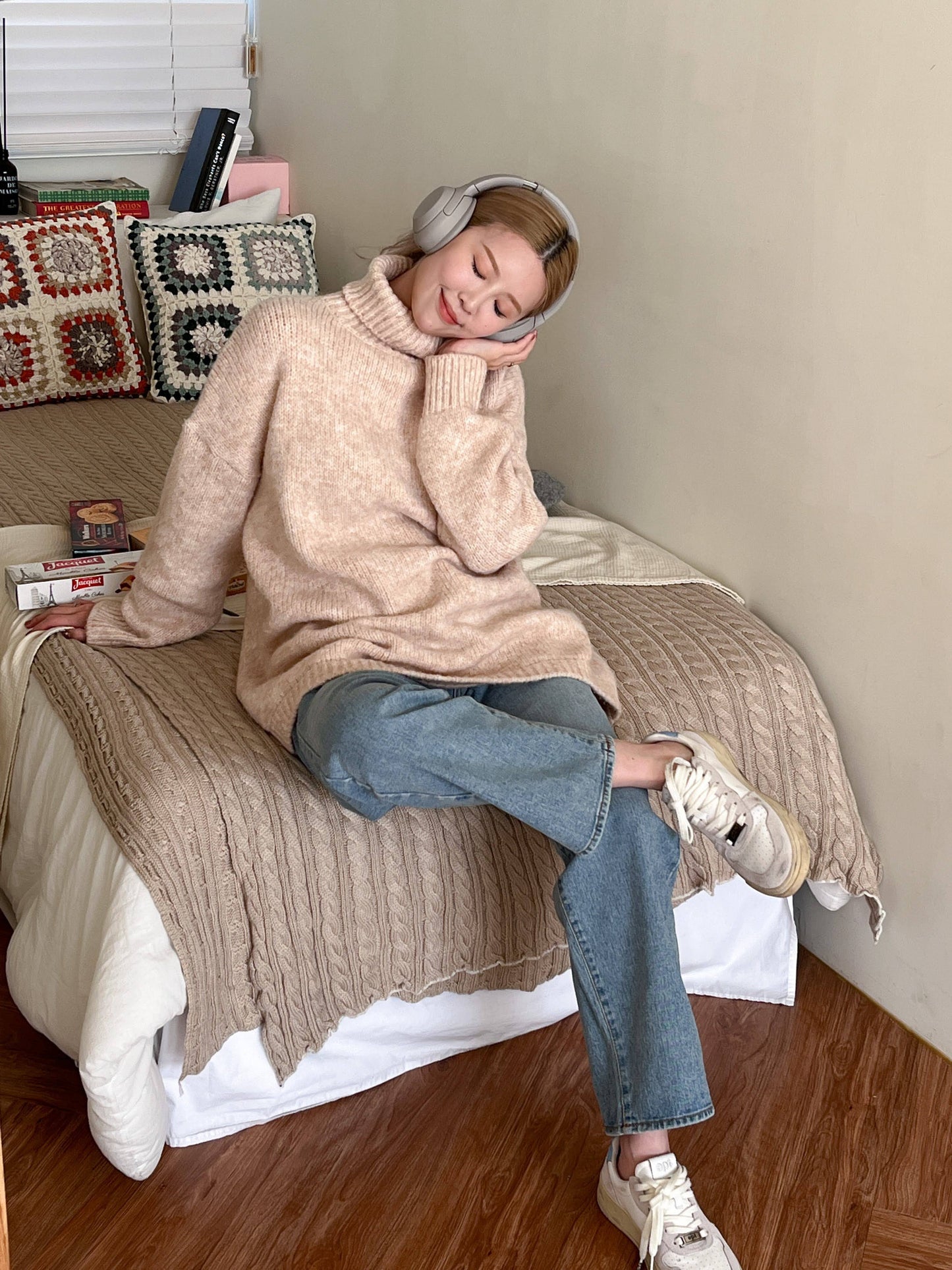 樽領綿綿寬鬆毛衣