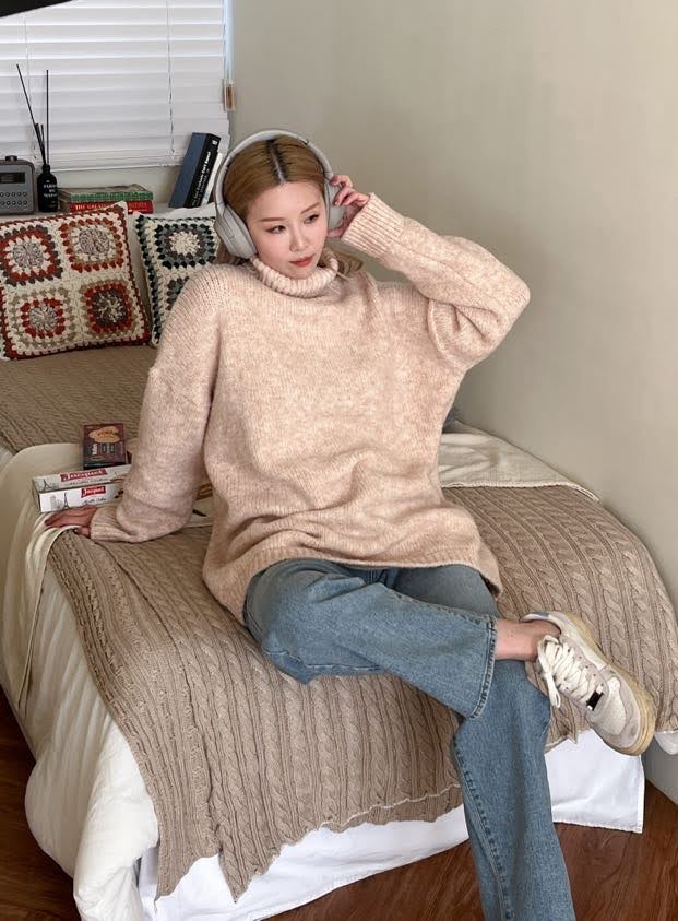 樽領綿綿寬鬆毛衣