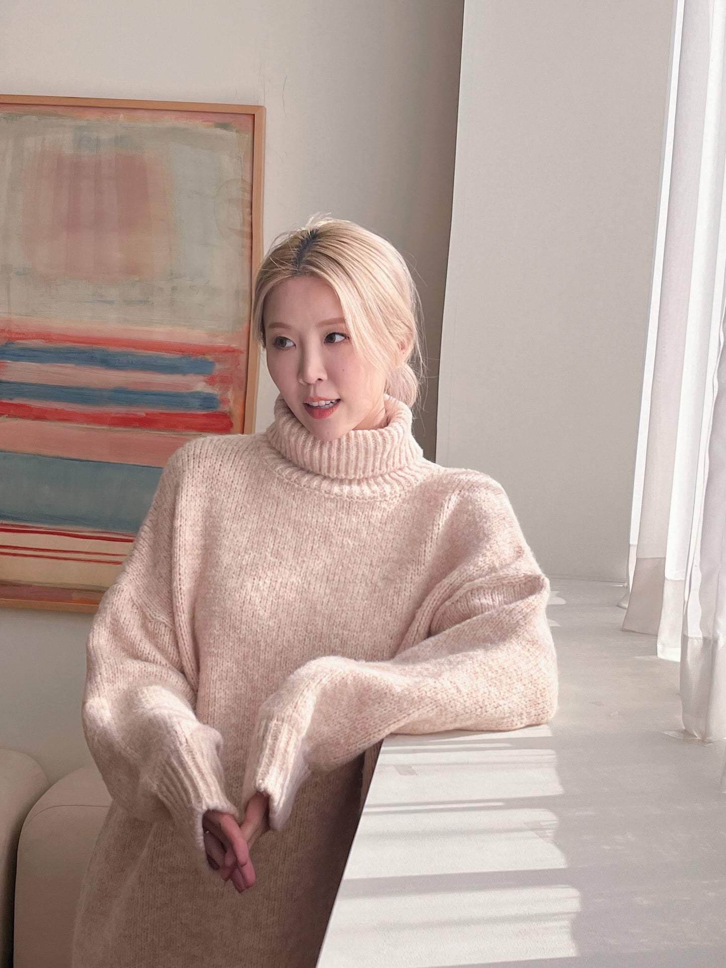 樽領綿綿寬鬆毛衣