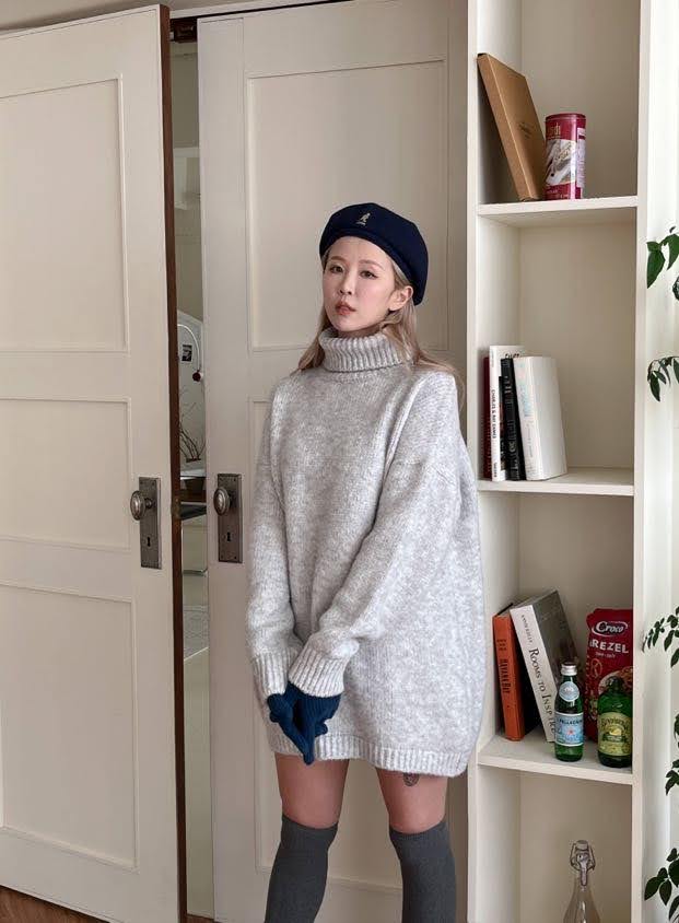 樽領綿綿寬鬆毛衣