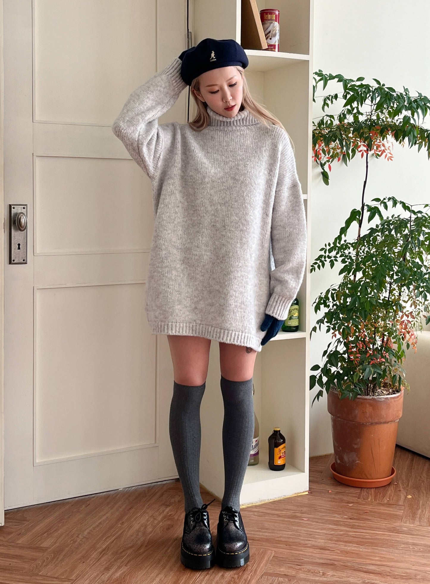 樽領綿綿寬鬆毛衣