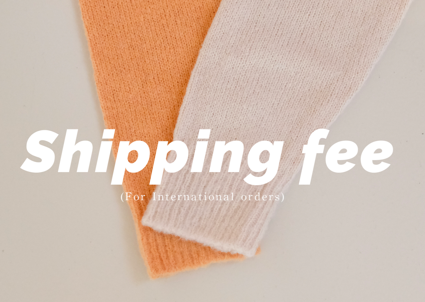 國際運費 Shipping Fee (for international orders)