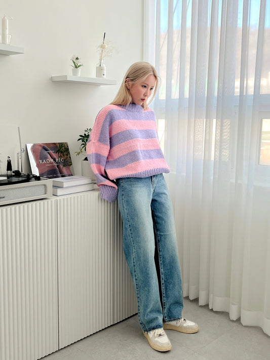 Daily必備!!經典洗水直筒隨性牛仔褲